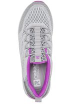 Rieker sneakers met elastische decoratieve vetersluiting 