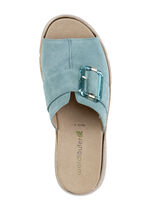 Ranger muiltjes met decoratieve sluiting JADE GROEN