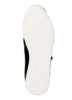 ELENA EDEN, comfortabele damessneakers, breedte G, met uitneembaar voetbed ZWART