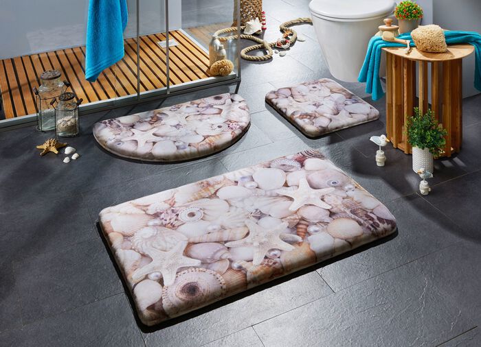 Dromerige badkamerset met lintrand 