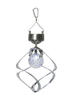 Led-mobiel op zonne-energie van roestvrij aluminium 