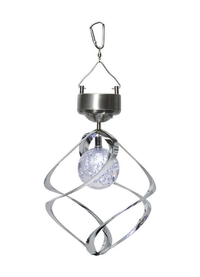 Led-mobiel op zonne-energie van roestvrij aluminium 