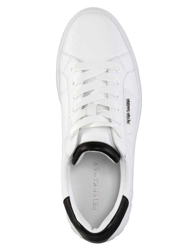 Peter Kaiser vetersneakers van nappaleer 