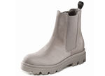 Trendy enkellaarsjes met behaaglijke voering van lamsleer BEIGE