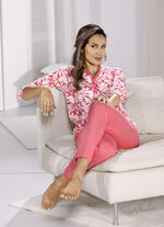 Twee-pack pyjama's met knoopjes aan de voorkant 