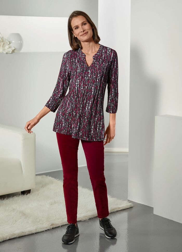 Overhemdtuniek met mooie plooien 