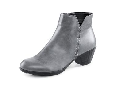 Andrea Conti, trendy dames enkellaarsjes, met rits 