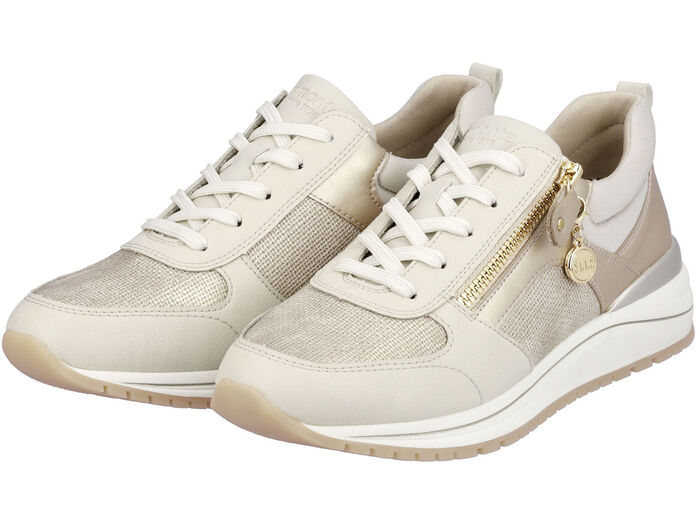Remonte sneakers in een trendy look BEIGE-GOUD