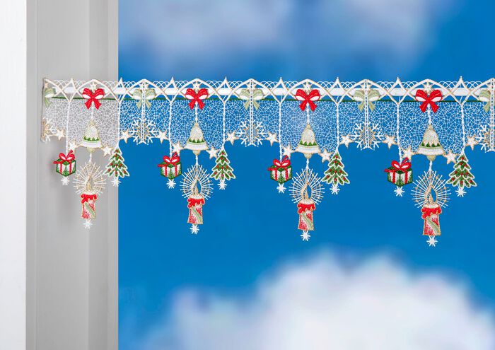 Kerstpaalversiering van echt Plauenkant 