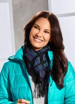 Sjaal met een interessant ontwerp 