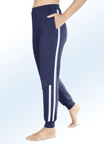 Broek met twee steekzakken in de zijnaad MARINE