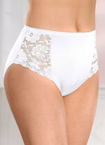 Set van vier slips met elastisch kant 