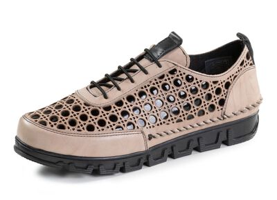 Gemini veterschoen van geperforeerd nappaleer 