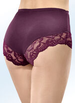 Set van vier slips met elastisch kant 