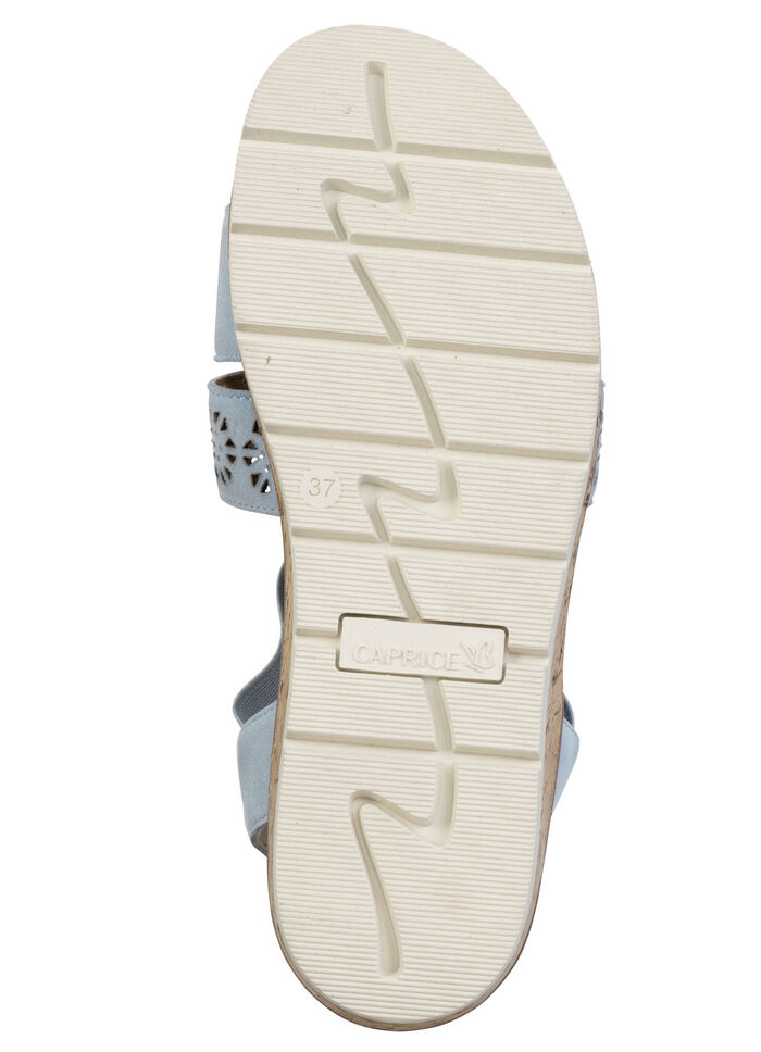 ELENA EDEN, zomerse damessandalen, breedte G, met uitneembaar voetbed JEANS