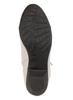 Andrea Conti, modieuze dames enkellaarsjes, winterschoenen, met rits ECRU