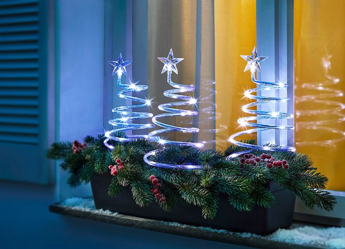 Spiraalbomen, set van 3 