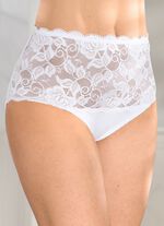 Laurina set van vier slips met elastische kant 