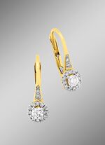 Oorbellen met briljanten 