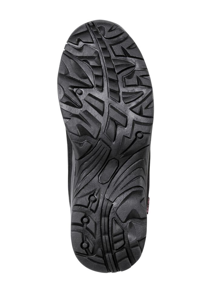 Veterlaarsje met klimaatmembraan ZWART/GRIJS-ROZE