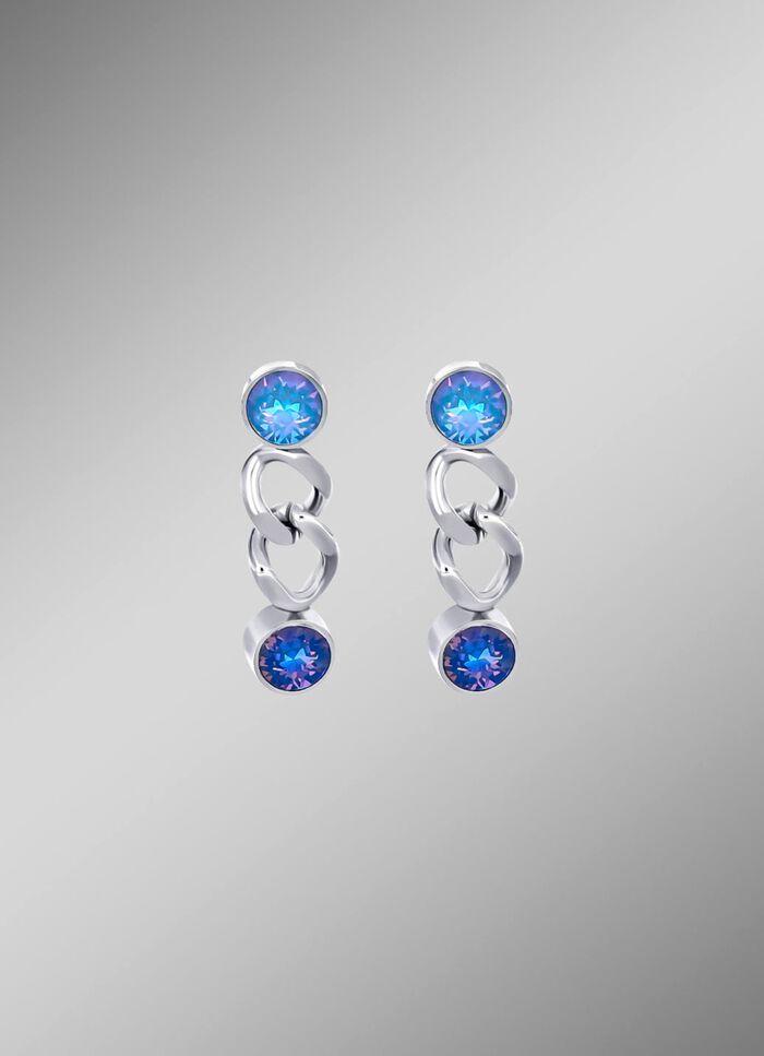 Oorknopjes met kristallen 