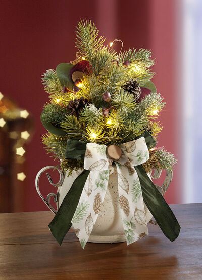 Verlichte sparrenopstelling 