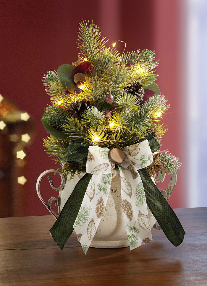 Verlichte sparrenopstelling 