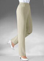 Broek met geavanceerde zijnaad in 8 kleuren BEIGE