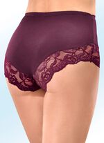 Set van vier slips met elastisch kant 