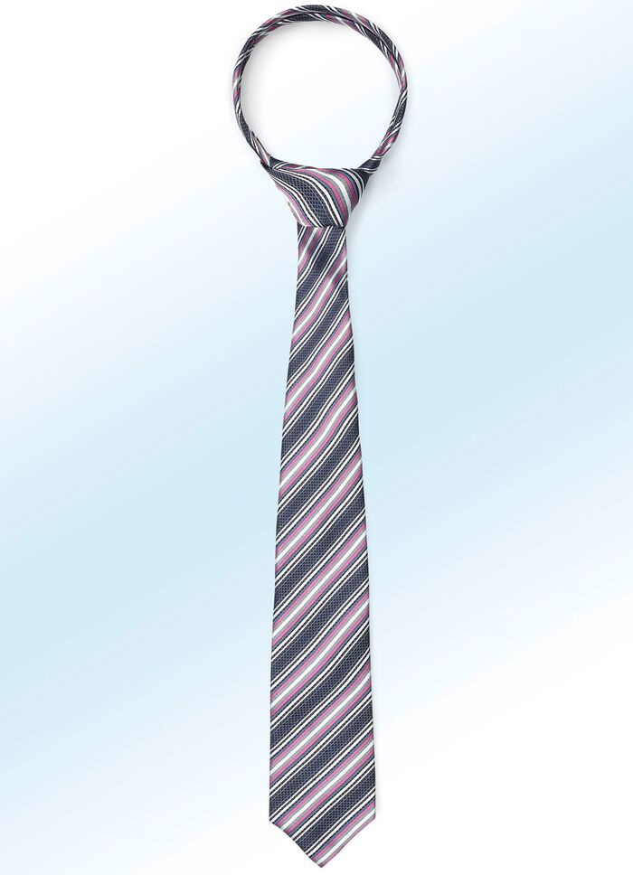 Gestreepte stropdas in 5 kleuren 