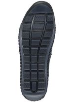 Gemini, comfortabele dames enkellaarsjes, breedte G, met uitneembaar voetbed BLAUW