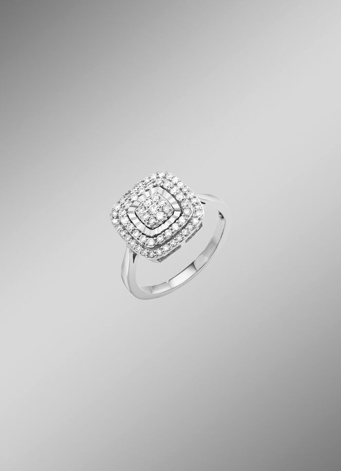 Damesring met diamanten 