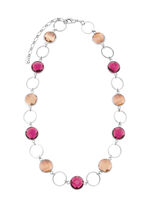 Sieradenset, 3-delig, met kristalstenen 