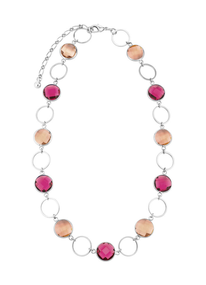 Sieradenset, 3-delig, met kristalstenen 