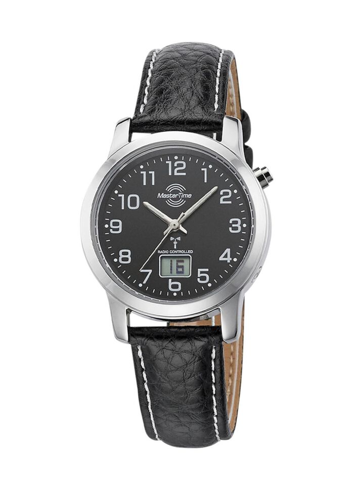 Modieus, sportief dames leren polshorloge 