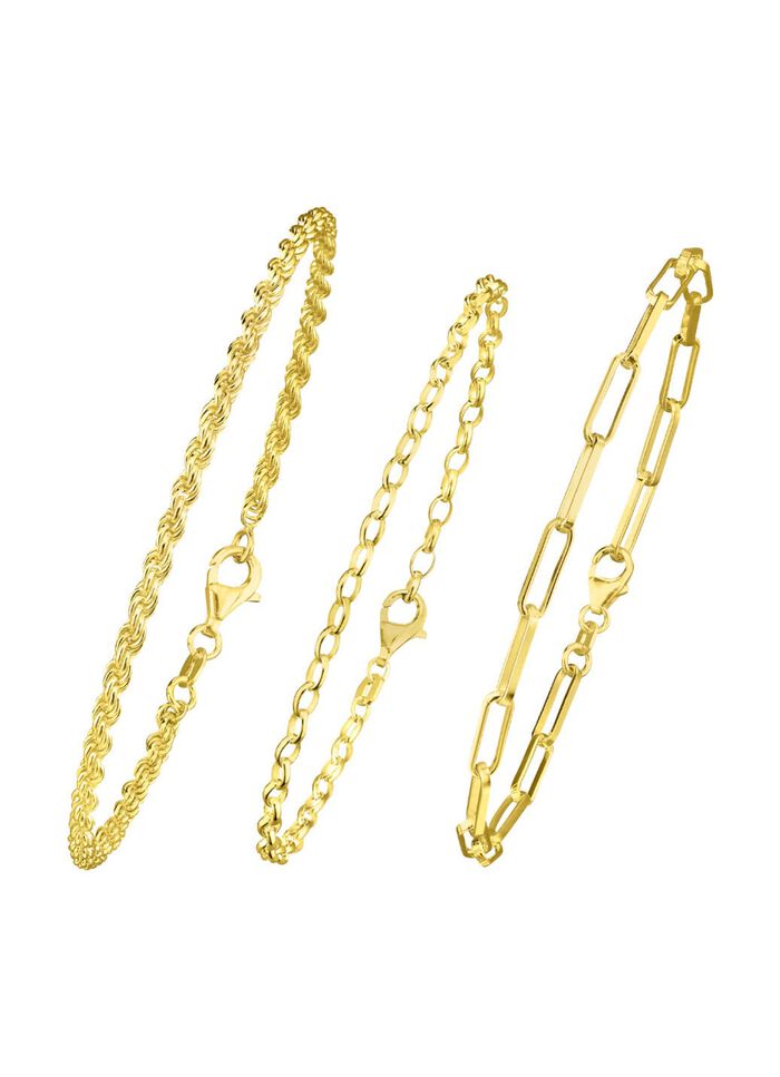 Sieradenset, 3-delig, bestaande uit drie armbanden 