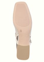 ELENA EDEN, chique dames slingpumps, breedte G, met klittenbandsluiting CREME