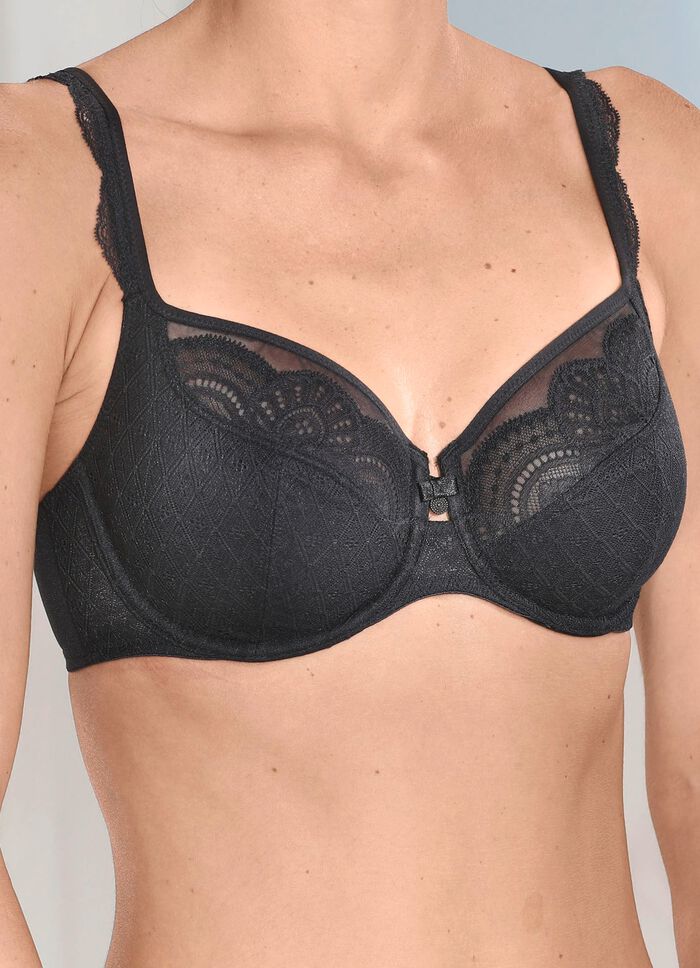 Rosa Faia beugelbeha met mooie elastische kant 