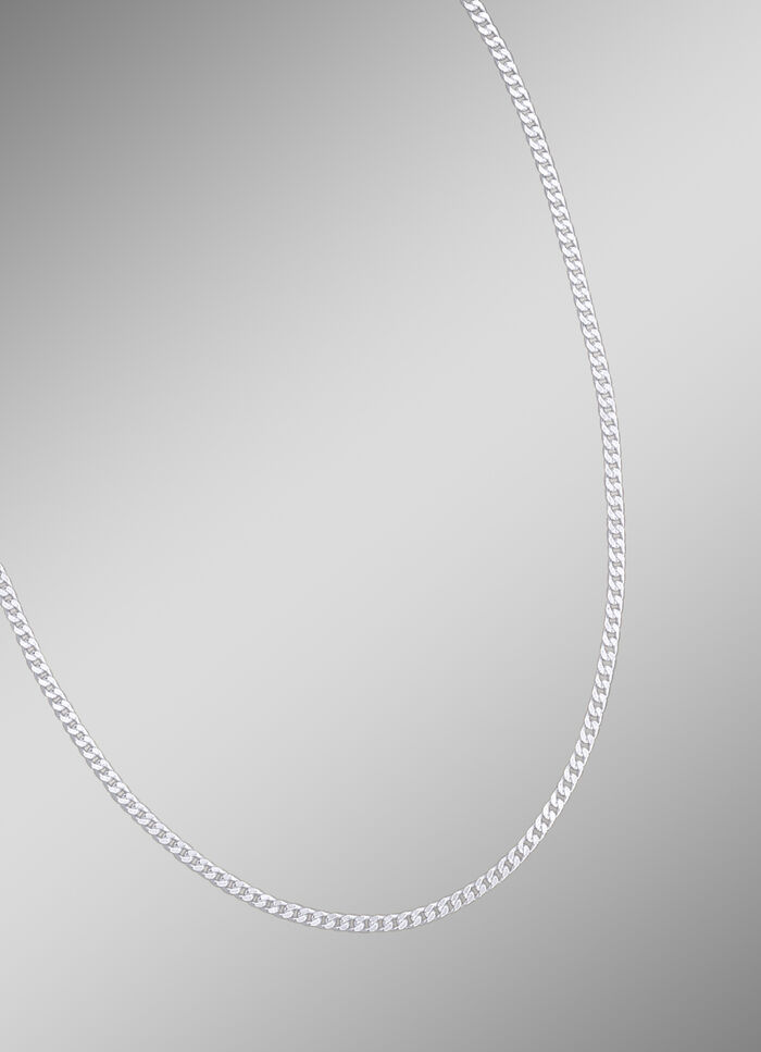 Zilveren krulketting 