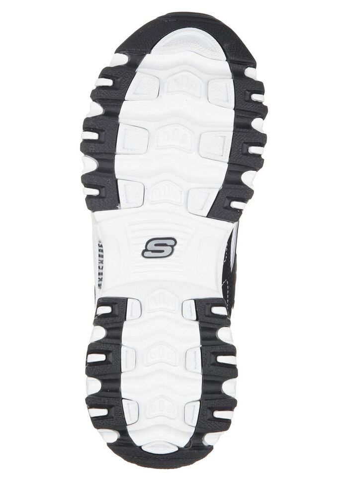 SKECHERS, sportieve damessneakers, met uitneembaar voetbed ZWART-WIT