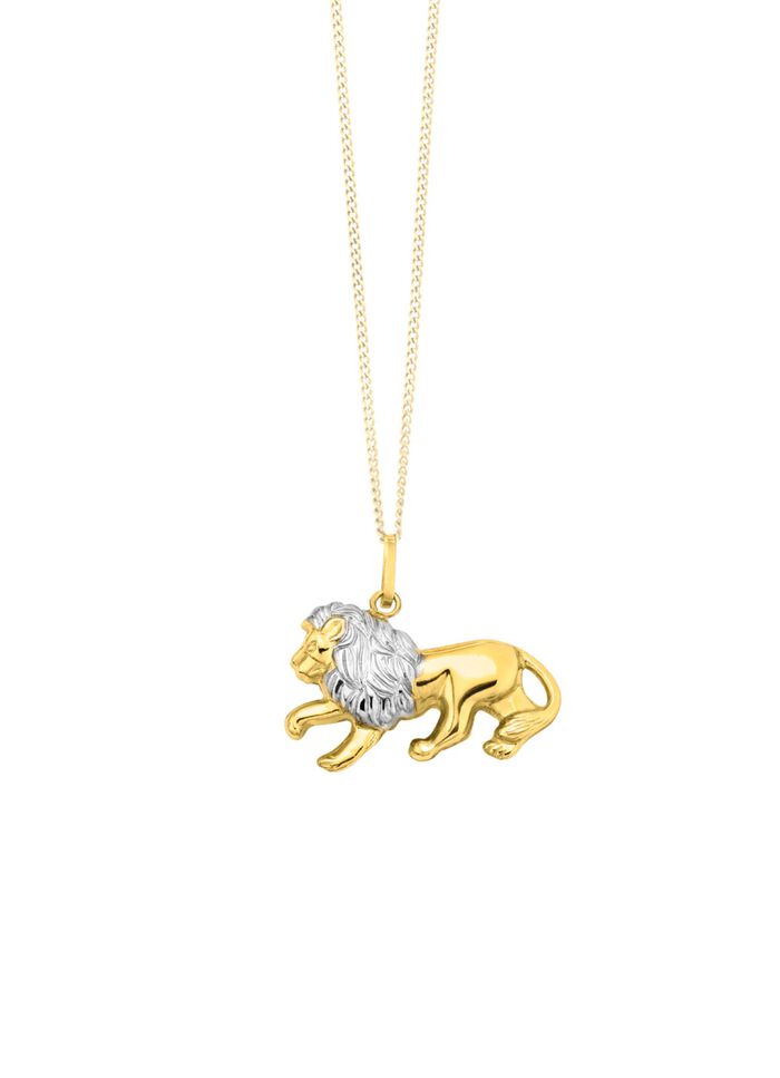 Leeuwenhanger in tweekleurig 