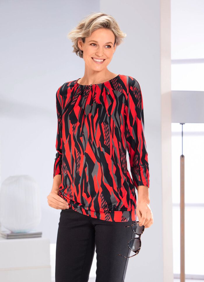 Overhemd met lusknoopsluiting 