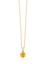 Hanger met echte citrien 