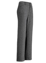 Broek in modieuze breedte ANTRACIET GEM.