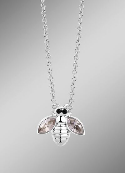 Bijenketting met Swarovski&reg;-kristallen 