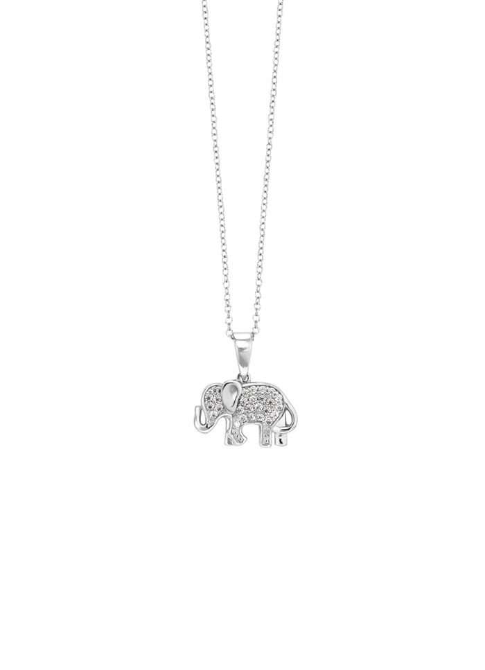 Charmante "olifant" hanger met ankerketting 