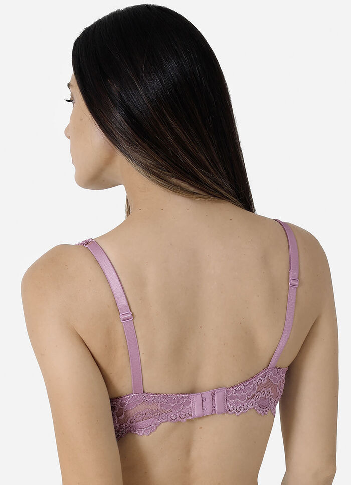 Sassa twee-pack elastische kanten beugelbeha 1X KROKUUS, 1X POEDER