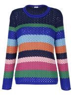 Trui met blokstreepdessin 