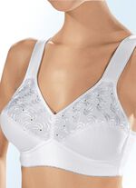 Speidel 2-pack bh met borduursel in de bovencups 2X WIT