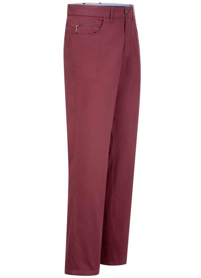 Broek DONKERROOD